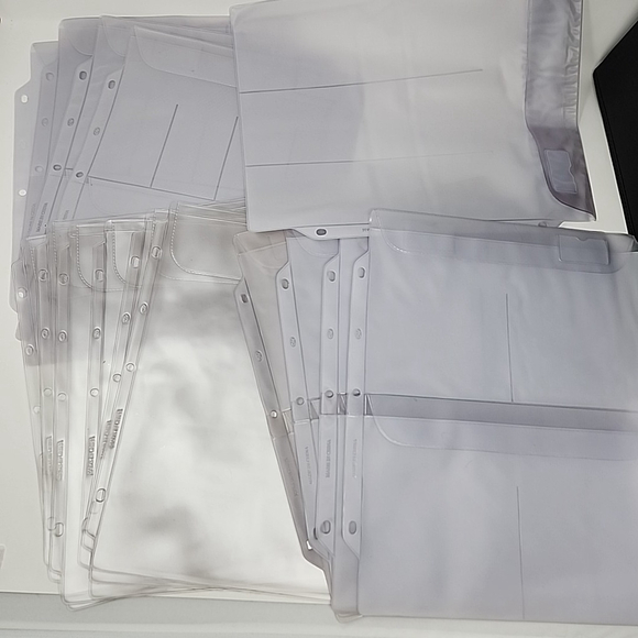 Creative Memories Sticker Accessory Binder 15 Pages Sticker Protector Craft Zip - Picture 2 of 8